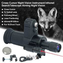 Cross Cursor IR 850mm Monocular Telescope Night Vision Scope Hunting 7X Zoom