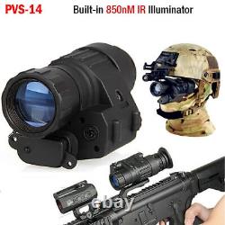 Digital IR Night Vision Rifle Scope Monocular 200m Binocular IR Helmet Telescope