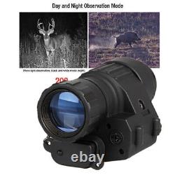 Digital IR Night Vision Rifle Scope Monocular 200m Binocular IR Helmet Telescope