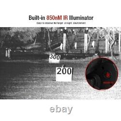 Digital IR Night Vision Rifle Scope Monocular 200m Binocular IR Helmet Telescope