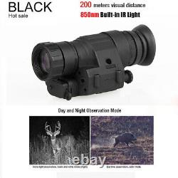 Digital Night Vision Rifle Scope Monocular Binocular IR Helmet Telescope