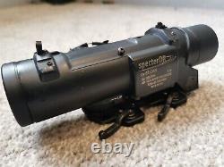 ELCAN Spector DR Style 1-4X Illuminated Scope Airsoft Replica plus Riser Rail