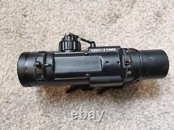 ELCAN Spector DR Style 1-4X Illuminated Scope Airsoft Replica plus Riser Rail