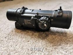 ELCAN Spector DR Style 1-4X Illuminated Scope Airsoft Replica plus Riser Rail