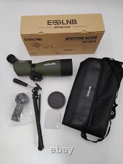 ESSLNB Spotting Scope 25-75X70 Waterproof Spotter Scope with Tripod Carry Case