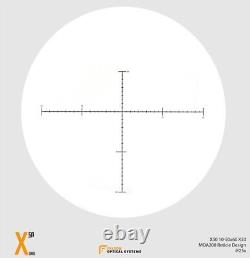 Falcon Optics X50 10-50x60 Riflescope X505FT Field Target Revised Cam Fine Focus