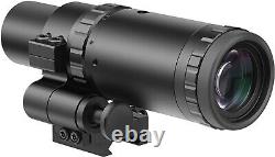 Feyachi M37 1.5X 5X Red Dot Magnifier With Flip To Side