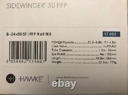 Hawke Sidewinder 30 FFP MOA First Focal Plane 6-24x56 Rifle Scope 17461