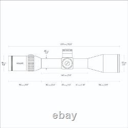 Hawke Sidewinder 30 SF 4-16x50 10x Half Mil Dot Rifle Scope RRP £599