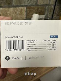 Hawke Sidewinder 30 SF 6-24x56 SR Pro Gen II Sidewheel Sunshade 17261