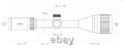 Hawke Vantage 3-9x50 AO Mil Dot 1/4 MOA Rifle Scope