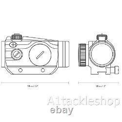 Hawke Vantage 9-11mm Red Dot Pistol and Rifle Sight 12106