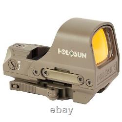 Holosun HE510C-GR-FDE Elite Reflex Green Dot Sight Selectable Green Reticle