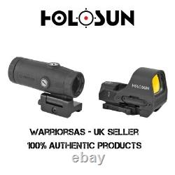 Holosun HS510C Reflex Sight with HM3X 3x Flip Magnifier