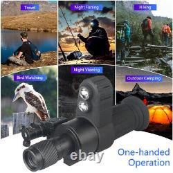 Hunting Digital IR 850nm Night Vision Monocular USB Cross Cursor Infrared Scope