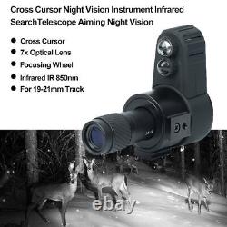 Hunting Digital IR 850nm Night Vision Monocular USB Cross Cursor Infrared Scope