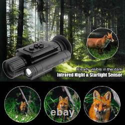 Hunting Night Vision Monocular 1-4X Zoom IR 850nm Rifle Scope Sights Telescope