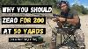 Hunting Rifle 200 Yard Zero At 50 Yards Savage Axis Xp 308 Winchester