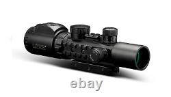 Konus Pro AS-34 2-6x28 Rifle Scope Etched Illuminated Mil Dot + Dual Mount