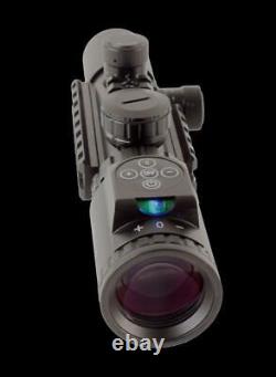Konus Pro AS-34 2-6x28 Rifle Scope Etched Illuminated Mil Dot + Dual Mount
