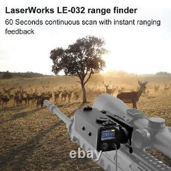 LE032 Hunting Laser Rangefinder 700m Telescope Night Hunting Scope Range Finder