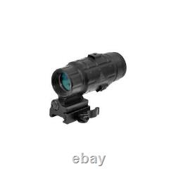 Leapers UTG Quality Adjustable 3x Magnifier Flip to Side Gun Range