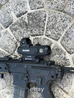 Mark 4 HAMR Style 4x24mm + Micro RMR Sight Scope Airsoft Optic Airrifle ACOG