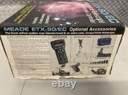 Meade Telescope Etx Scope 90 Boxed With Controllers
