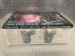 Meade Telescope Etx Scope 90 Boxed With Controllers