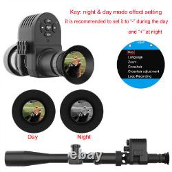 Megaorei IR Night Vision Scope for Rifle Optical Sight Telescope Camera Hunting