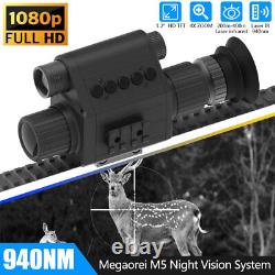 Megaorei Night Vision Scope for Rifle Optical Sight Telescope Hunting IR Camera