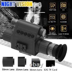 Megaorei Night Vision Scope for Rifle Optical Sight Telescope Hunting IR Camera