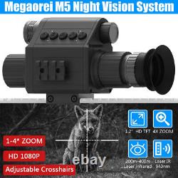 Megaorei Night Vision Scope for Rifle Optical Sight Telescope Hunting IR Camera