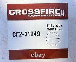 NEW VORTEX CROSSFIRE 11 HOG HUNTER 3-12 x56 RED? TELESCOPIC SCOPE + S/M MOUNTS