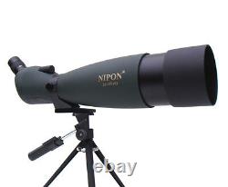 NIPON 25-125x92 powerful zoom spotting scope. Wildlife, nature and stargazing