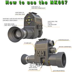 NK007S Night Vision Rifle Scope Camera Telescope LED IR 200M Optic Scope Kit