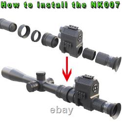 NK007S Night Vision Rifle Scope Telescope 720P Cam Monoculars Sight with battery