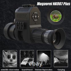 NK007S Night Vision Rifle Scope Telescope 720P Cam Monoculars Sight with battery