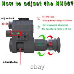 NK007S Night Vision Rifle Scope Telescope IR 720P Camera Optic Sight with battery