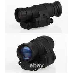 Night Vision Monocular 850nm LED IR Tactical Hunting Rifle Scope Telescope 200M