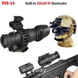 Night Vision Scope Monocular Binocular Hunting Telescope Camera Helmet Picatinny