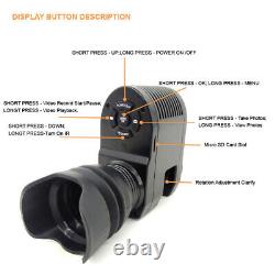 Night Vision Scope for Rifle Video Record Hunting Camera Optical Sight Telescope