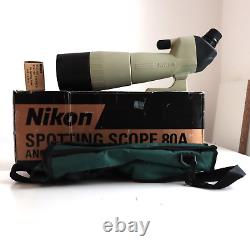 Nikon Spotting Scope 80A + 25X 33X WF Eyepiece