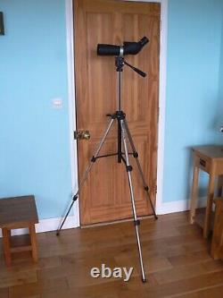 Opticron Gs665 Ga Spotting Scope + Sdl Zoom Eyepiece +stay On Case Velbon Tripod