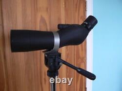 Opticron Gs665 Ga Spotting Scope + Sdl Zoom Eyepiece +stay On Case Velbon Tripod