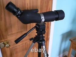 Opticron Gs665 Ga Spotting Scope + Sdl Zoom Eyepiece +stay On Case Velbon Tripod