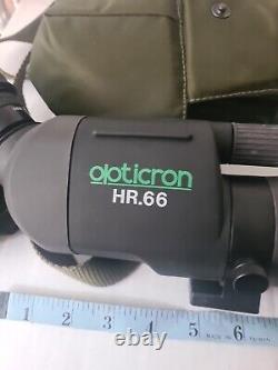 Opticron HR66 Spotting Scope telescope, 20x WW X 27x WW, HDF eyepeice & Rain Cover