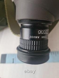 Opticron HR66 Spotting Scope telescope, 20x WW X 27x WW, HDF eyepeice & Rain Cover