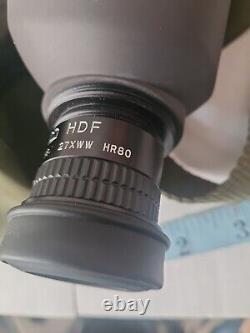 Opticron HR66 Spotting Scope telescope, 20x WW X 27x WW, HDF eyepeice & Rain Cover