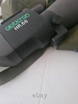 Opticron HR66 Spotting Scope telescope, 20x WW X 27x WW, HDF eyepeice & Rain Cover